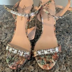 Zigi Soho High Heel Rhinestones Neutral 6.5